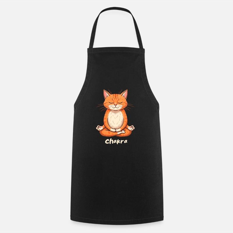 Chakra - Tablier de cuisine - noir