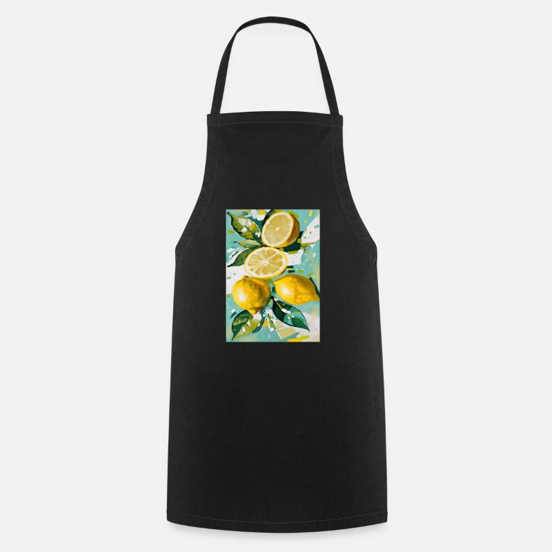 Humeur citron - Tablier de cuisine - noir