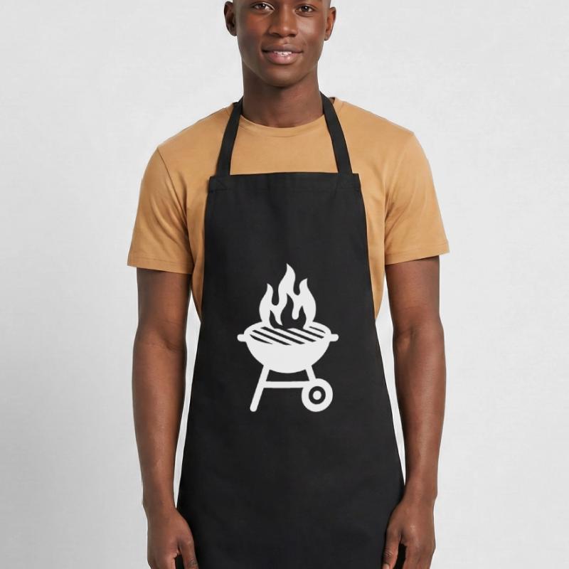 Icône du gril Tablier de cuisine