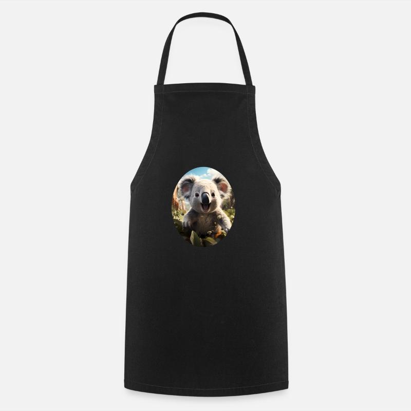 Koala - Tablier de cuisine - noir