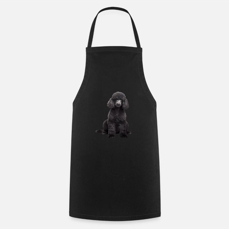 Caniche - Tablier de cuisine - noir