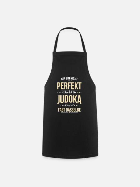 Ich bin nicht perfekt aber ich bin Judoka - Kochschürze - Schwarz