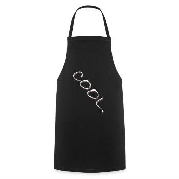 cool - Cooking Apron - black - Front - AI Model Male 185 dark (185cm)