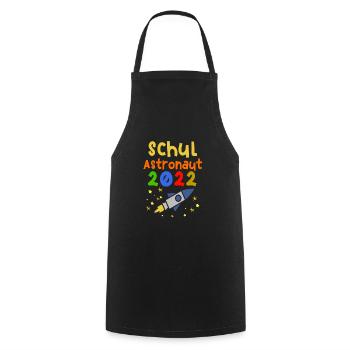 Weltall Schulastronaut 2022 T shirt - Kochschürze - Schwarz - Vorne - AI Model Male 185 dark (185cm)