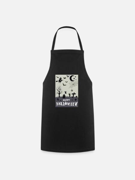 Happy Halloween - Kochschürze - Schwarz