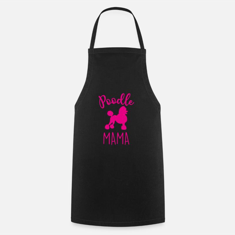PUDEL MAMA - Kochschürze - Schwarz