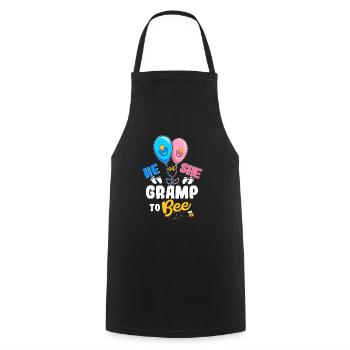 He or She Gramp To Bee Best Grandpa Ever - Cooking Apron - black - Front - AI Model Male 185 dark (185cm)