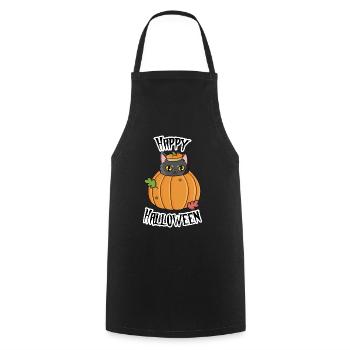 Happy Halloween - Cooking Apron - black - Front - AI Model Male 185 dark (185cm)