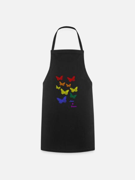 Pride Month, CSD, Love is Love, Lgbtq - Kochschürze - Schwarz