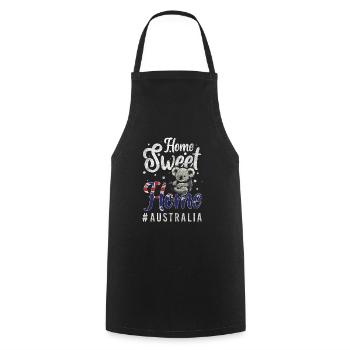 Down Under Travel Flag Exotic - Cooking Apron - black - Front - AI Model Male 185 dark (185cm)