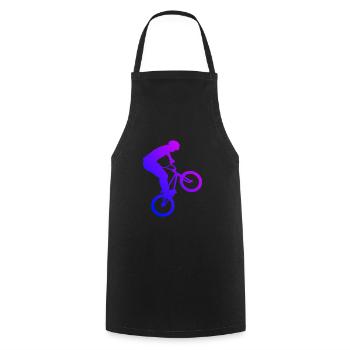 BMX cyclisme vélo hommes bmx vélo femmes - Tablier de cuisine - noir - Devant - AI Model Male 185 dark (185cm)