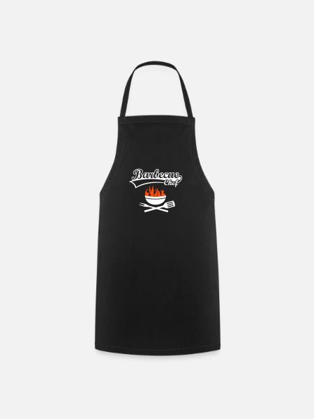 barbecue Chef BBQ - Tablier de cuisine - noir