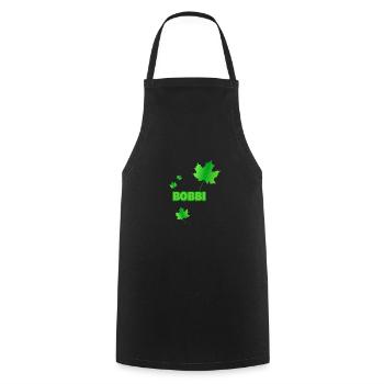 Innkeeper Bobbi - Cooking Apron - black - Front - AI Model Male 185 dark (185cm)