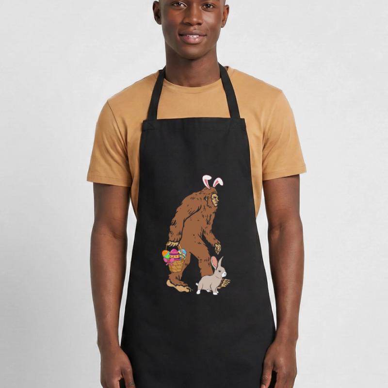 Easter Bigfoot Easter Eggs Easter Sunday Cooking Apron