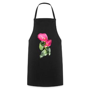 CALLASPink Calla Blossom Magie - Tablier de cuisine - noir - Devant - AI Model Male 185 dark (185cm)