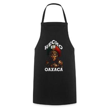 Mexiko Stolz & Heimat Mexikaner Mexico Flagge - Kochschürze - Schwarz - Vorne - AI Model Male 185 dark (185cm)