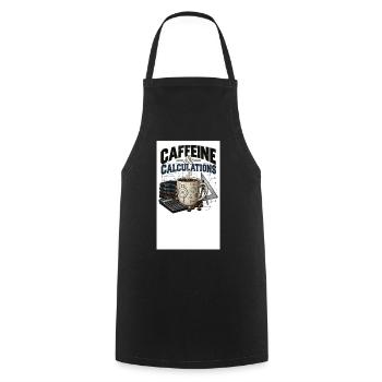 Koffein & Berechnungen Kaffeeingenieurwesen Mathematik Sc - Kochschürze - Schwarz - Vorne - AI Model Male 185 dark (185cm)
