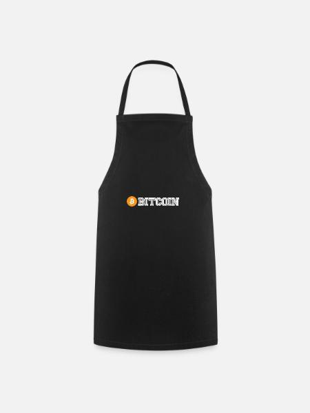 Bitcoin - Tablier de cuisine - noir