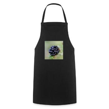 Brombeere Brombeeren Beeren Früchte - Kochschürze - Schwarz - Vorne - AI Model Male 185 dark (185cm)