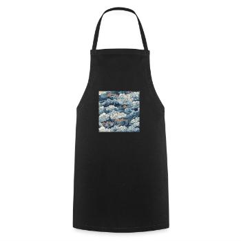 Wavy - Tablier de cuisine - noir - Devant - AI Model Male 185 dark (185cm)