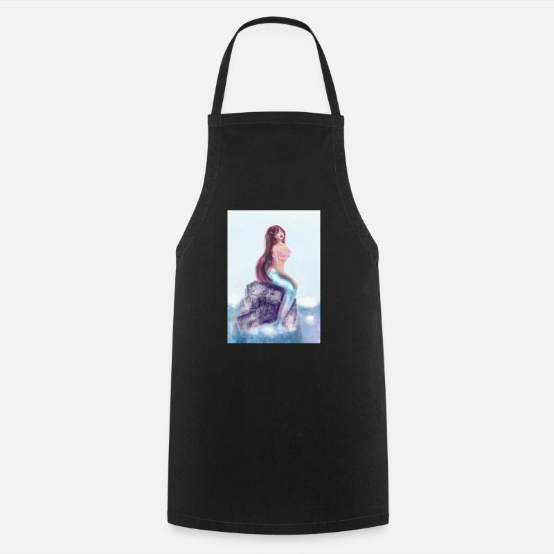 Mermaid - Tablier de cuisine - noir