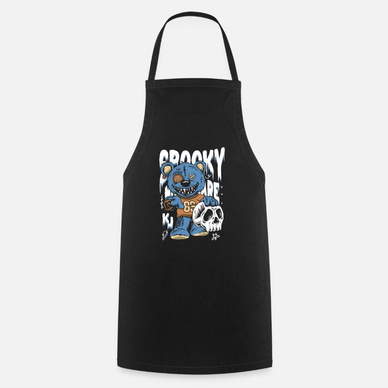 Zombie bear only for dark parts - Cooking Apron - black