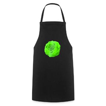 Rose Green - Cooking Apron - black - Front - AI Model Male 185 dark (185cm)