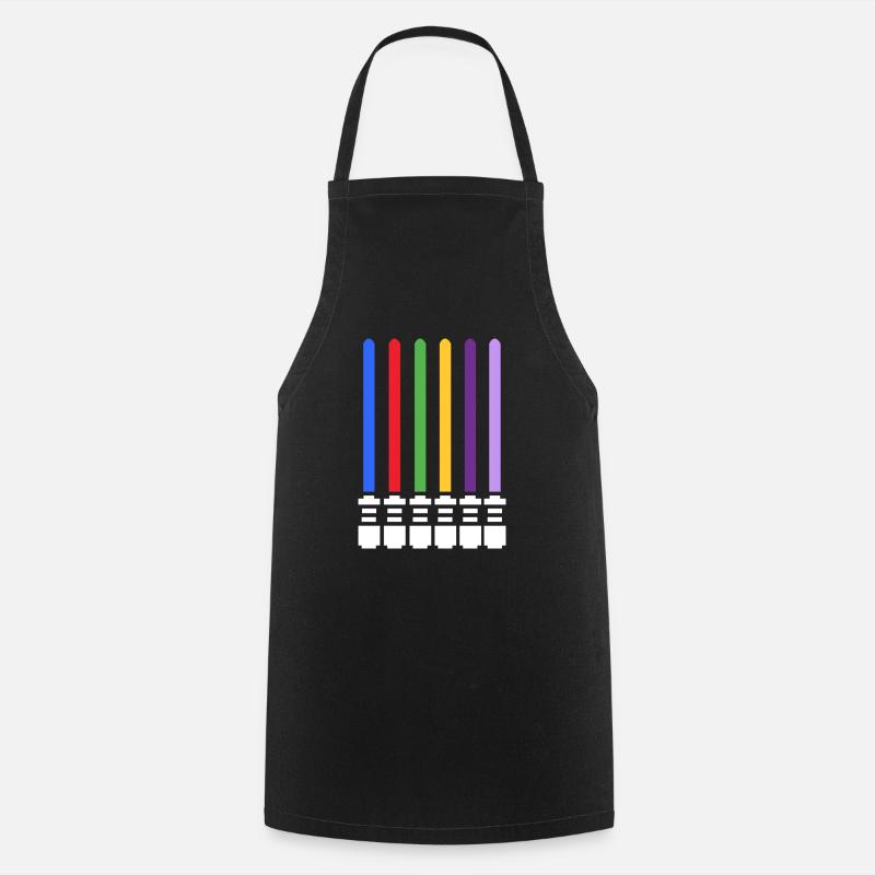 Sabre laser - Tablier de cuisine - noir