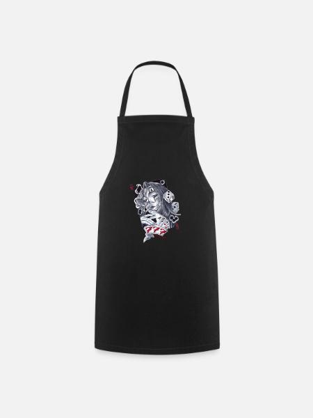 Lucky Seven7 Custom Tattoo Design Stavros_ink32 - Tablier de cuisine - noir