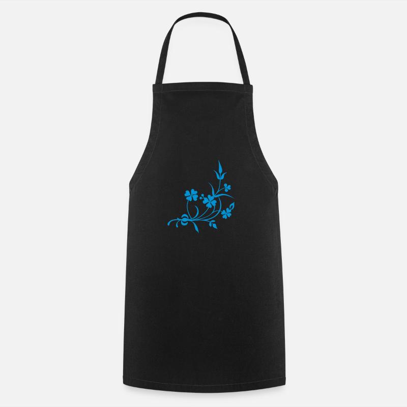 Blumen - Cooking Apron - black