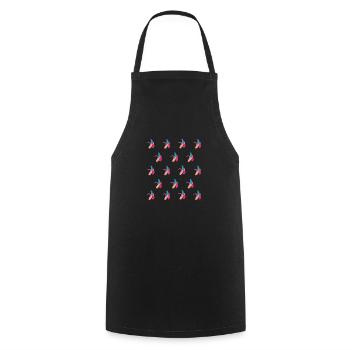 Bananas - Cooking Apron - black - Front - AI Model Male 185 dark (185cm)