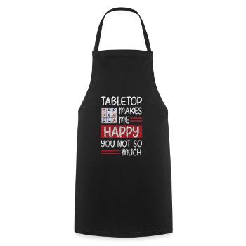 Game Nerd Player - Cooking Apron - black - Front - AI Model Male 185 dark (185cm)
