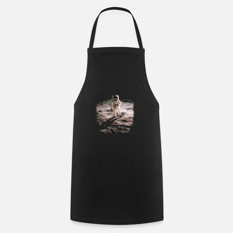 Man in the Moon - Cooking Apron - black