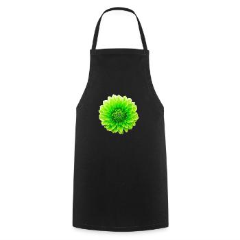Fleur - Tablier de cuisine - noir - Devant - AI Model Male 185 dark (185cm)