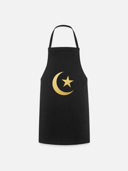 Ramadan Mubarak muslim islam Fasten moslem Allah - Kochschürze - Schwarz