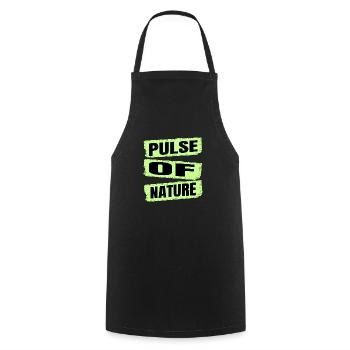 Geek Wild citation Wilderness Life Force - Tablier de cuisine - noir - Devant - AI Model Male 185 dark (185cm)