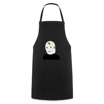 Dummy - Kochschürze - Schwarz - Vorne - AI Model Male 185 dark (185cm)