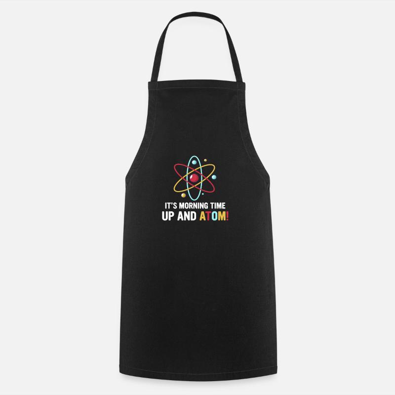 Physik Physiker lustiger Spruch Atom Geschenk - Kochschürze - Schwarz