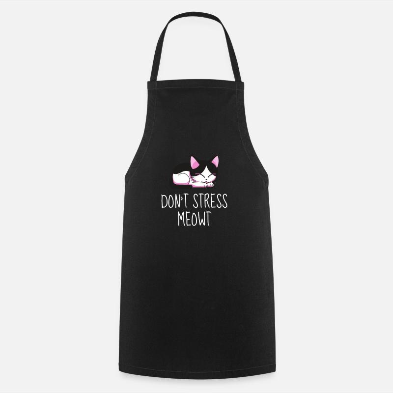 MEOWT - Tablier de cuisine - noir