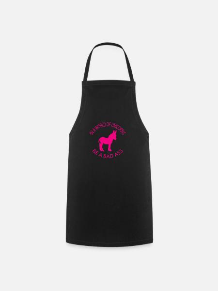 Donkey Esel - Kochschürze - Schwarz