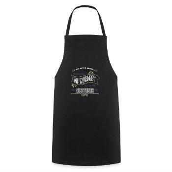 lieben tier haustier spruch chihuahua humor lustig - Kochschürze - Schwarz - Vorne - AI Model Male 185 dark (185cm)
