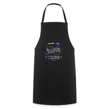 Informatics Nurse Girl Computer Science - Cooking Apron - black - Front - AI Model Male 185 dark (185cm)