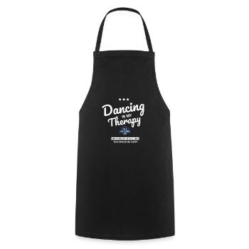 Dancing Dance Music - Cooking Apron - black - Front - AI Model Male 185 dark (185cm)
