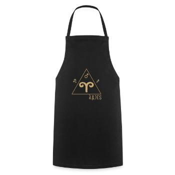 Ram - Cooking Apron - black - Front - AI Model Male 185 dark (185cm)