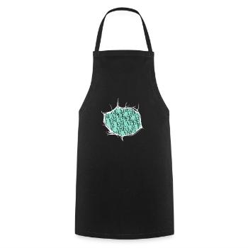 sayings funny authors editor funny sayings humor - Kochschürze - Schwarz - Vorne - AI Model Male 185 dark (185cm)
