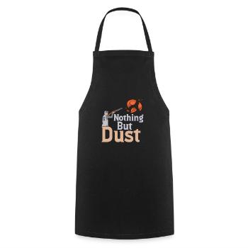 Nothing But Dust Trapshooting Skeet Shooting - Kochschürze - Schwarz - Vorne - AI Model Male 185 dark (185cm)