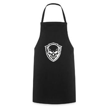 Army War Military Uniform Force Soldier Camouflage - Cooking Apron - black - Front - AI Model Male 185 dark (185cm)