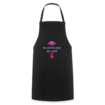 seen my cow - Cooking Apron - black - Front - AI Model Male 185 dark (185cm)