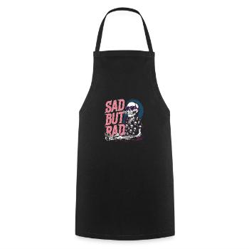 Cool goth look with depth - Cooking Apron - black - Front - AI Model Male 185 dark (185cm)