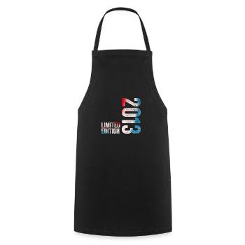 2013 Limited Edition Birthday Gift 2013 - Cooking Apron - black - Front - AI Model Male 185 dark (185cm)